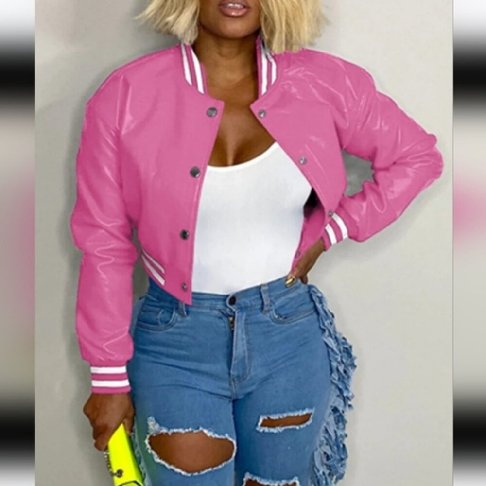 Crop Bomber Jacket